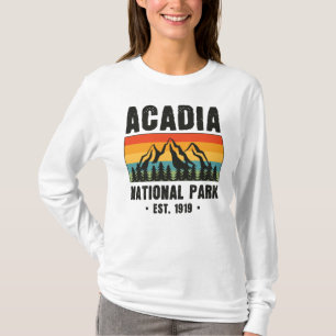 Acadia National Park, Maine Retro Vintage T-Shirt
