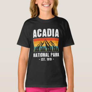 Acadia National Park, Maine Retro Vintage T-Shirt