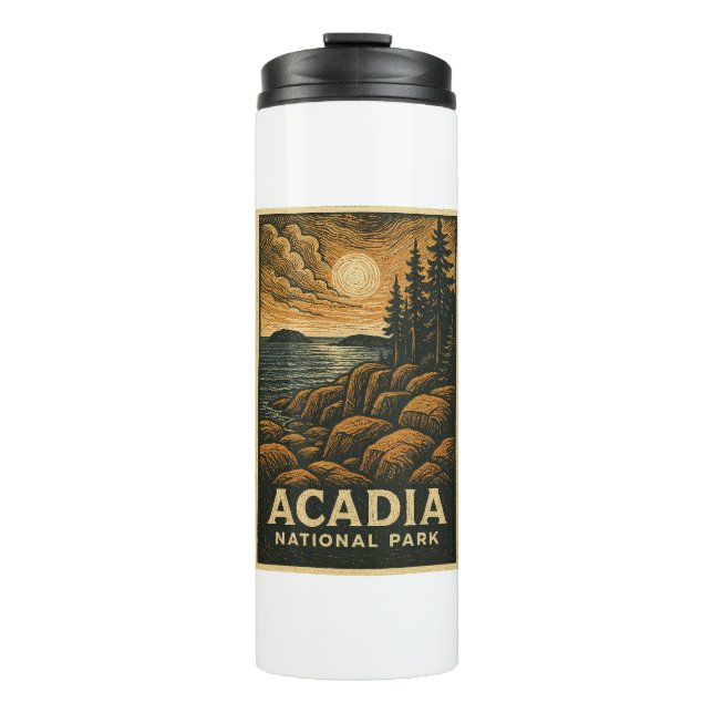 Acadia National Park Maine Thermal Tumbler (Front)