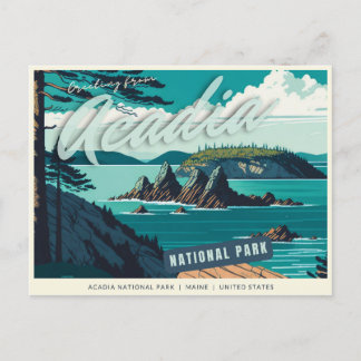 Acadia National Park, Maine, United States Postcard
