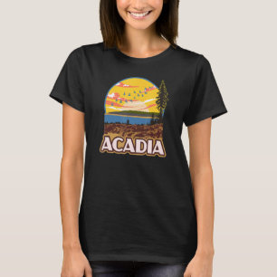 Acadia National Park Maine Vintage Parks Poster St T-Shirt