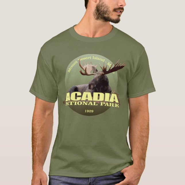 Acadia National Park (Moose) WT T-Shirt (Front)