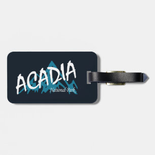 Acadia National Park Mountains Luggage Tag