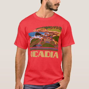 Acadia National Park Nature Lover Vintage Retro Sk T-Shirt