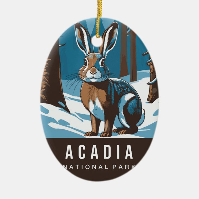 Acadia National Park Ornament  (Front)