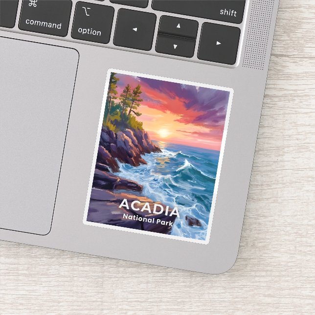 Acadia National Park | Otter Cliffs Maine Travel (Detail)