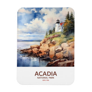 Acadia National Park - Park Bass Harbor Lighthouse Magnet