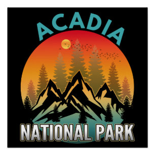Acadia National Park Poster