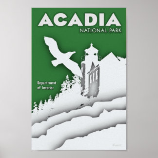 Acadia National Park Poster