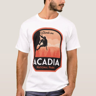 Acadia National Park Rock Climbing T-Shirt