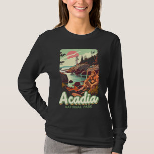 Acadia National Park Sasquatch WPA Classic Maine T-Shirt