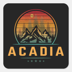Acadia National Park Square Sticker
