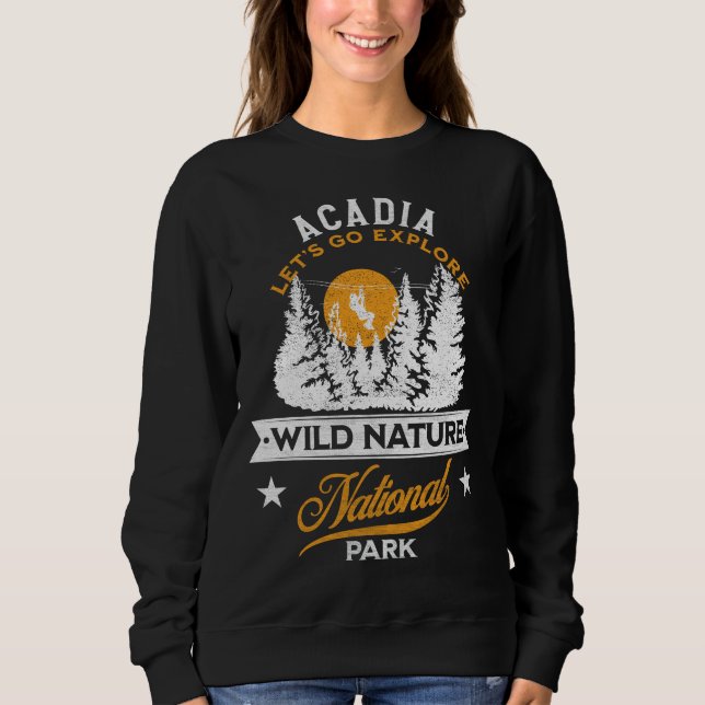 Acadia National Park Sweatshirt (Front)