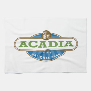 Acadia National Park Tea Towel