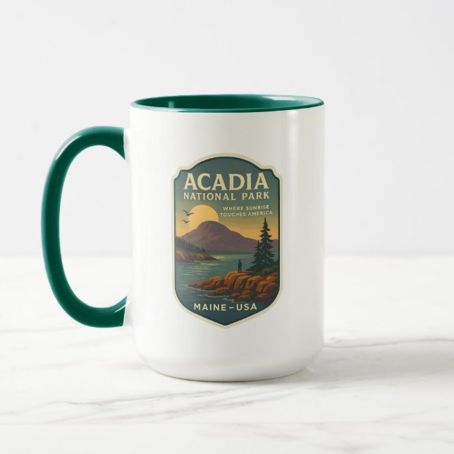 Acadia National Park Travel Mug (Left)