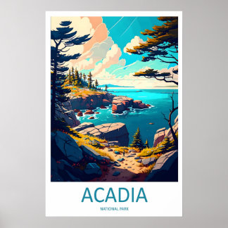 Acadia National Park Travel Print Wall Art Acadia