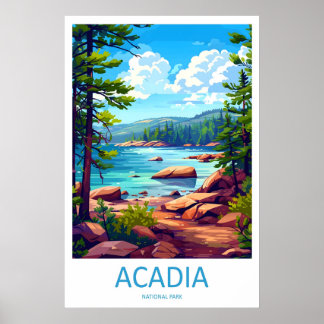 Acadia National Park Travel Print Wall Art Acadia