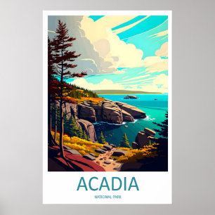 Acadia National Park Travel Print Wall Art Acadia
