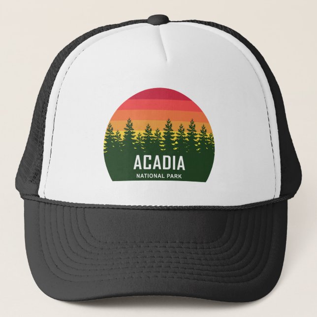 Acadia National Park Trucker Hat (Front)