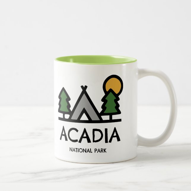 Acadia National Park Two-Tone Coffee Mug (Right)