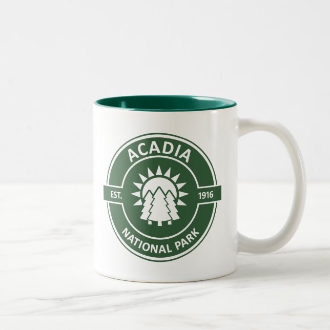 Acadia National Park Two-Tone Coffee Mug (Right)