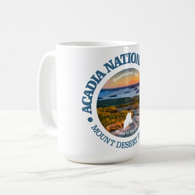 Acadia NP (Cadillac Mtn) Coffee Mug (Front Left)