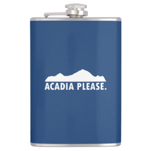 Acadia Please Hip Flask
