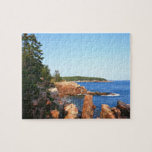 Acadia Rocky Beach near Thunder Hole Jigsaw Puzzle