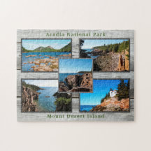 Acadia Rustic Wood Best Views National Park