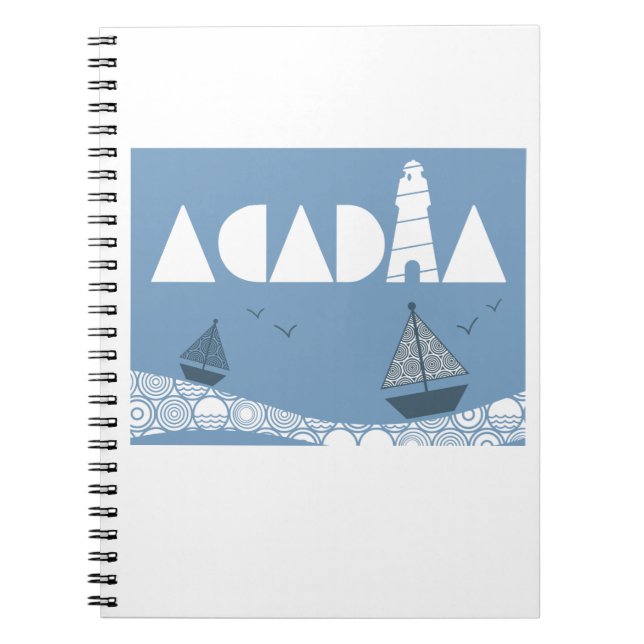 Acadia Spiral Notebook (Front)