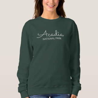 Acadia Sweatshirt Cursive