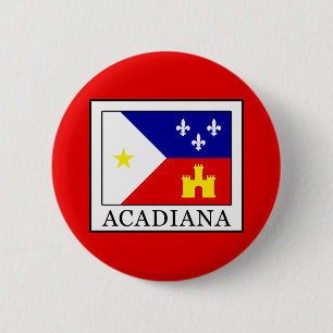 Acadiana 6 Cm Round Badge