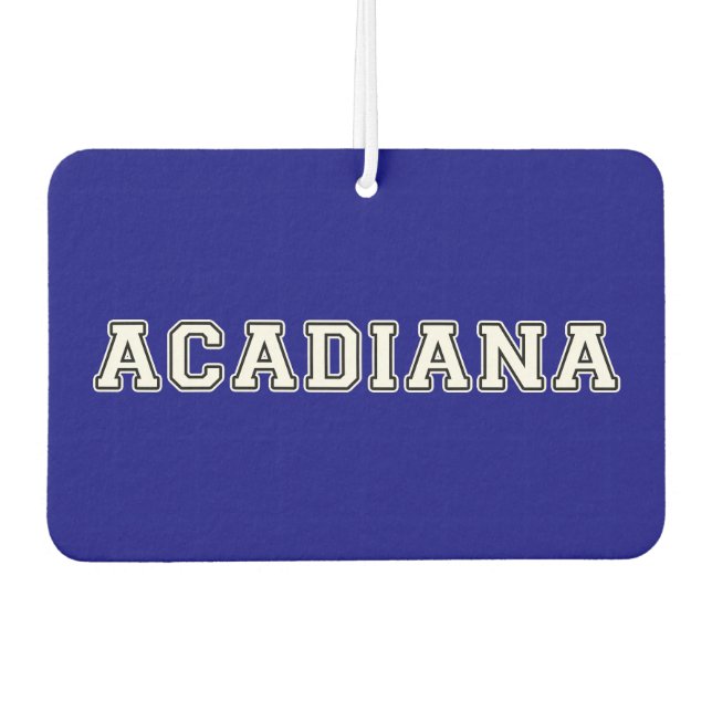 Acadiana Car Air Freshener (Front)