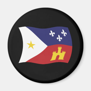 Acadiana Flag Magnet
