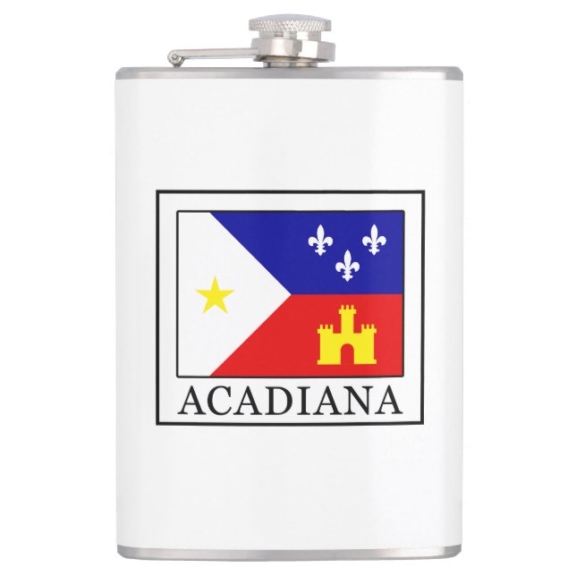 Acadiana Hip Flask (Front)
