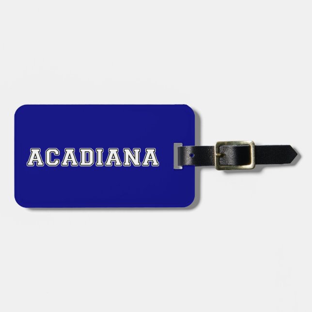 Acadiana Luggage Tag (Front Horizontal)