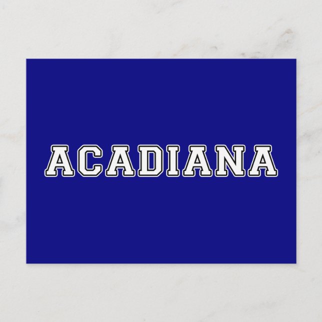 Acadiana Postcard (Front)