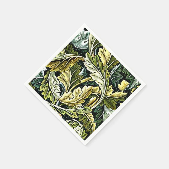 Acanthus, a William Morris pattern, Napkin (Corner)