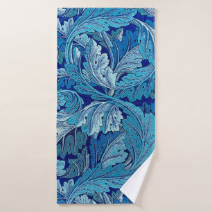 Acanthus Blue, William Morris Bath Towel