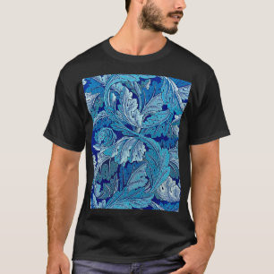 Acanthus Blue, William Morris T-Shirt