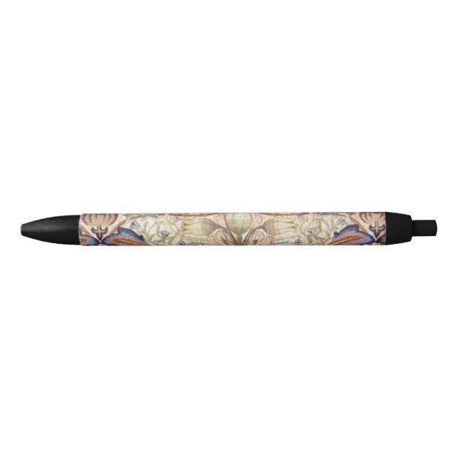 Acanthus (by William Morris) Black Ink Pen (Front)