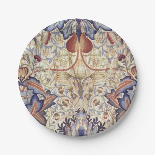 Acanthus (by William Morris) Paper Plate (Front)