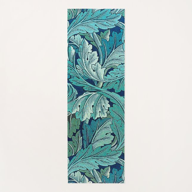 Acanthus Green, William Morris Yoga Mat (Front)