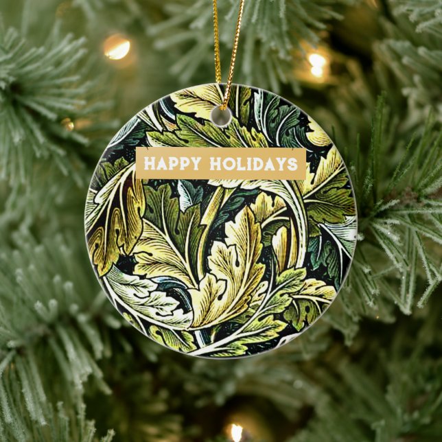 Acanthus, Happy Holidays, Ceramic Tree Decoration (Tree)