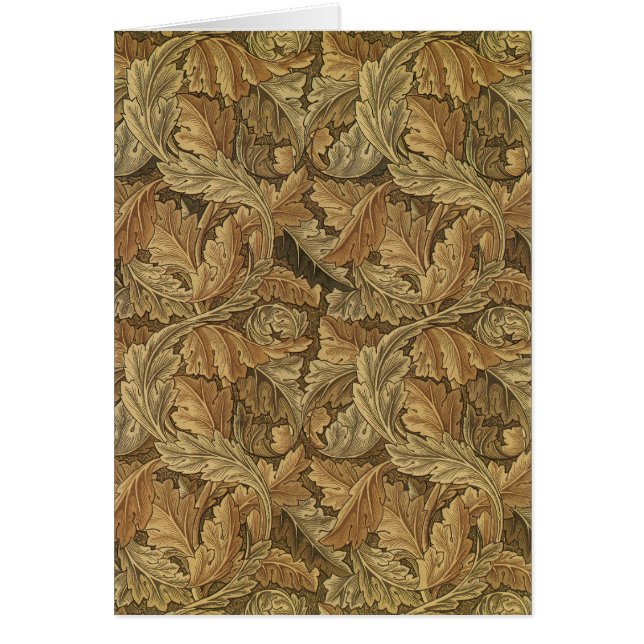 Acanthus Leaves by William Morris, Antique Textile (Front)