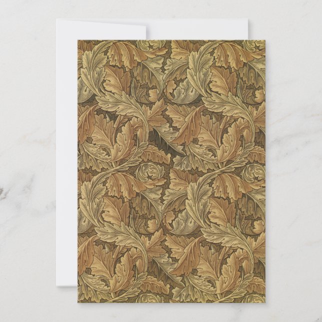 Acanthus Leaves by William Morris, Antique Textile (Front)