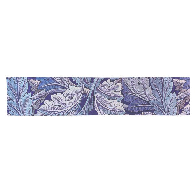 Acanthus Purple, William Morris Short Table Runner (Horizontal)