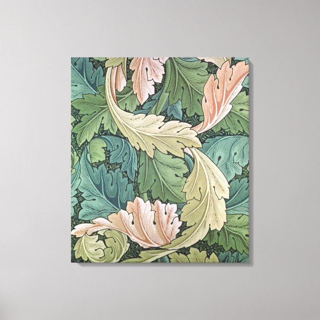 'Acanthus' wallpaper design, 1875 Canvas Print (Front)