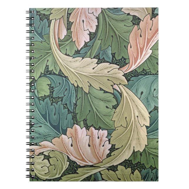 'Acanthus' wallpaper design, 1875 Spiral Notebook (Front)