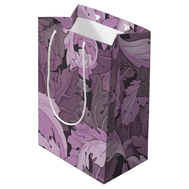 Acanthus, William Morris Medium Gift Bag (Back Angled)